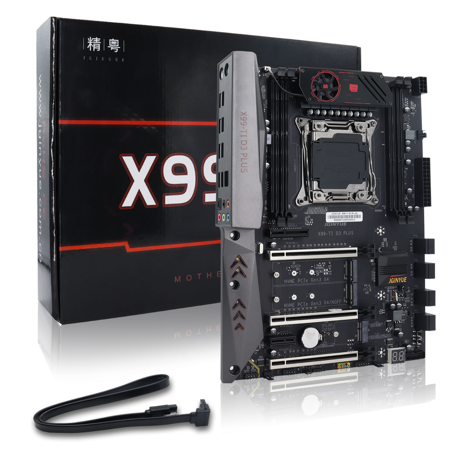 E5 2696 V3 - Материнская плата JGINYUE X99-TI D3 PLUS,