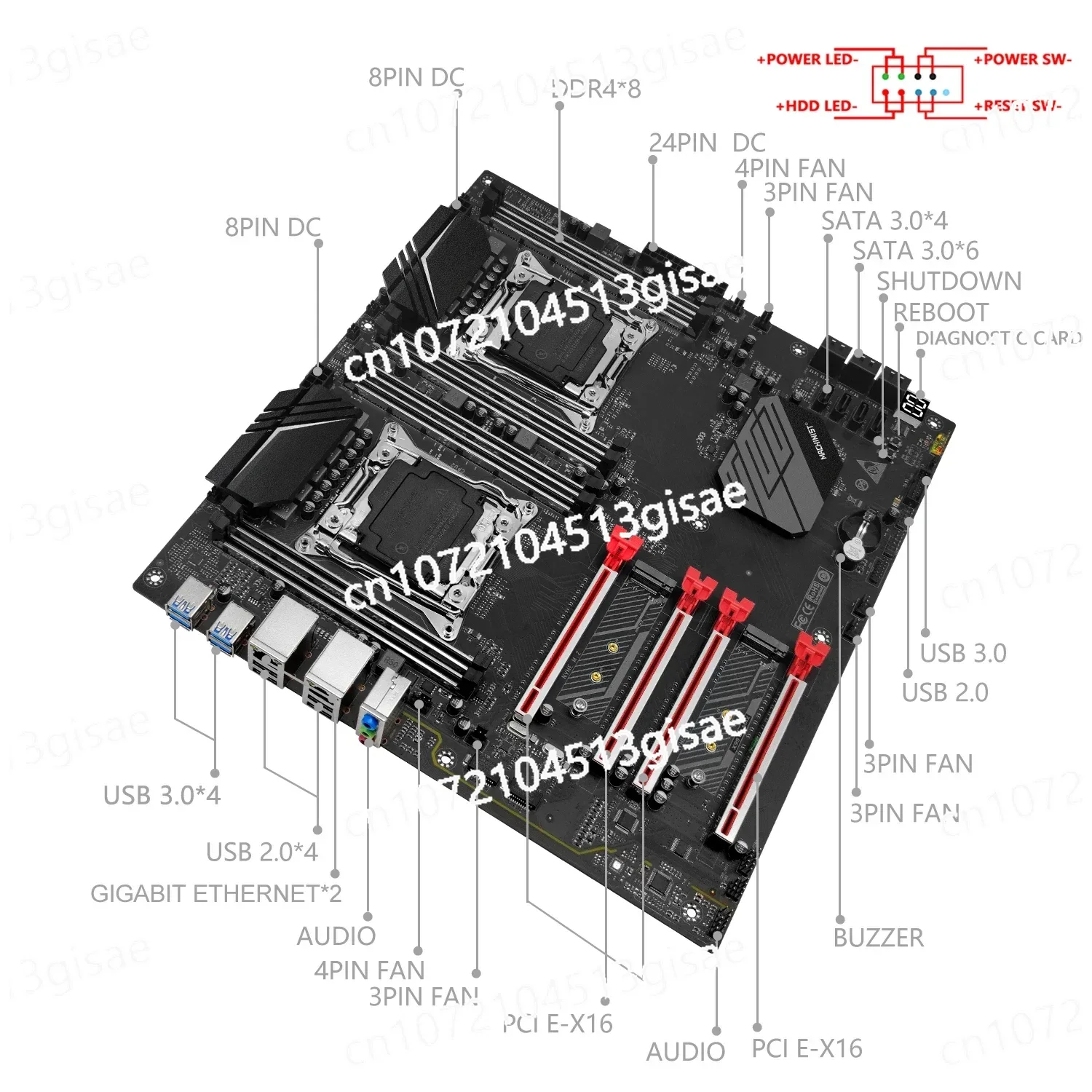 Пакет основной платы Mechanic  – обзор и цена E5 2699 V4