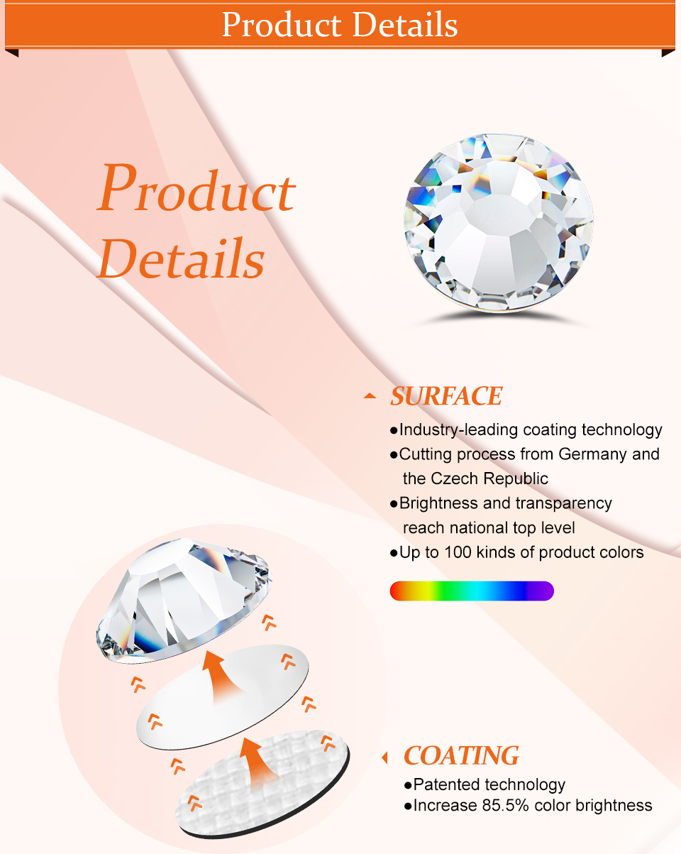 Стразы YHB Glitter Crystal Str – обзор и цена Platinum 8280