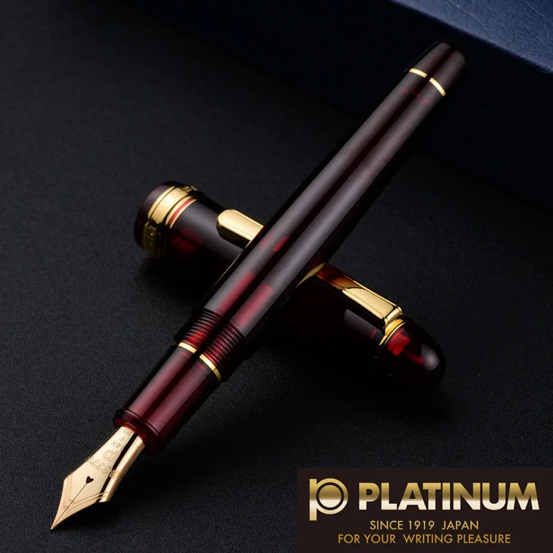 Оригинальная золотая перьевая  – обзор и цена Platinum 8380